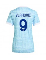 Juventus Dusan Vlahovic #9 Bortedrakt Dame 2025-26 Korte ermer